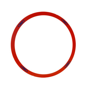 Cercle de pétanque rouge